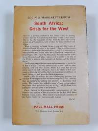 South Africa : crisis for the West