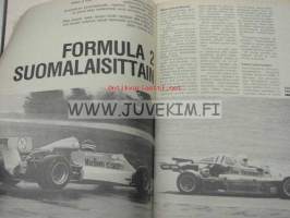 Vauhdin Maailma 1976 nr 5 -mm. Volkswagen Polo, Jytä-Jammu XT-500, Imola 200, Ford Escort RS 2000 maiseman vaihtaja, Formula 2 suomalaisittain.