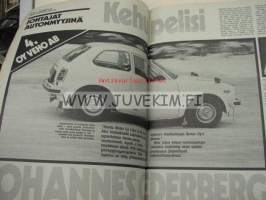 Vauhdin Maailma 1976 nr 3 -mm. Polski Fiat rally, Chrysler Simca 1307/1508, Honda CR 250, Yamaha MX250B