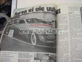 Vauhdin Maailma 1976 nr 1 -mm. Renault 5 TS, Porsche 924, Mikko Kozarowitsky, Suzuki GT 500 A, Giacomo Agostini