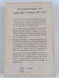 Nationalitets kampen och språkstriden i Finland 1917-1939