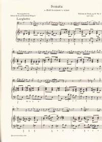Sellonuotit - Willem de Fesch: Sonata A-molli Op. 13 Nr. 6, sellolle ja basso continuolle, 1964. Erilliset sellonuotit mukana.  Katso sisältö kuvista.