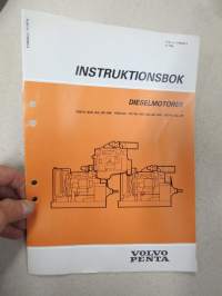 Volvo Penta TD61A, -ACE, -AG, -AP, -AW TID61AG, TD71A, -ACE, -AG, -AP, -AW, TID71A, -AG, -AP Dieselmotorer Instruktionsbok -käyttöohjekirja ruotsiksi