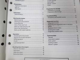 Volvo Penta TAD1240GE, TAD1241GE, TAD1242GE, TWD1240VE (EDCIII) Operator´s Manual -käyttöohjekirja englanniksi