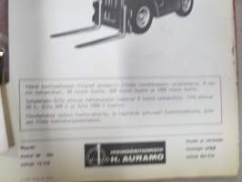 Clark - Clarklift C-30, 40, 50 (CY-30, 40, 50) huoltokirja, käyttöohjeita, huoltokirja Beam-nestekaasumoottoreille, pari myyntiesitettä -koko kansio