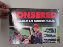 Jonsered 2050, 2055, 29041, 2014 EL moottorisahat + tarvikkeet -myyntiesite