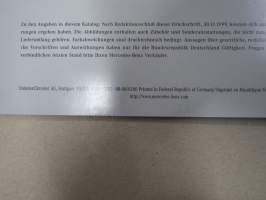 Der Mercedes-Benz SLK Roadster 2000 (02/00) -myyntiesite / brochure