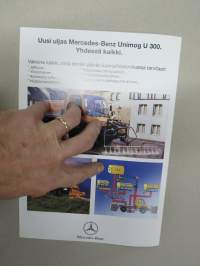 Mercedes-Benz / Unimog U 300 - U 400 -myyntiesite / brochure