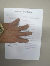 Mercedes-Benz / Econic -myyntiesite / brochure