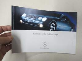 Mercedes-Benz - Accessories for the CL-Class Coupé (04/01) -myyntiesite, lisävarusteet