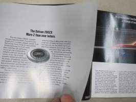 Datsun 280ZX  (81/01) 1981 sales brochure -myyntiesite,englanninkielinen