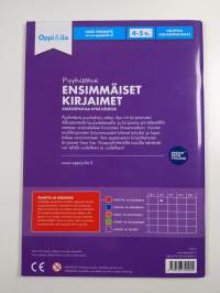 Pyyhittävä Ensimmäiset kirjaimet -puuhakirja 4-5 v : Aakkospuuhaa kynä kädessä
