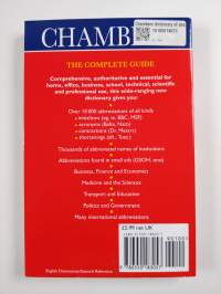 Chambers dictionary of abbreviations