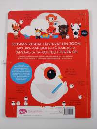 Mo-ko-ma-ki! : ku-ka maa-la-si tai-vaan-ran-taan? : piir-rä ja sel-vi-tä! - Mokomaki! - Kuka maalasi taivaanrantaan? - Taivaanrannan maalarit