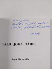 Talo joka tärisi (signeerattu, tekijän omiste)