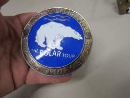 Suomi Touring Club / The Polar Tour / Finland - Norway by car -jääkarhumerkki, emaloitu -auton keulamerkki / maskimerkki