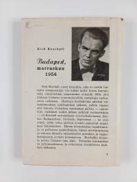 Budapest, marraskuu 1956