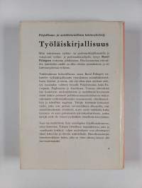 Työläiskirjallisuus : (proletaarikirjallisuus) ; kirjallisuus- ja aatehistoriallinen käsiteselvittely