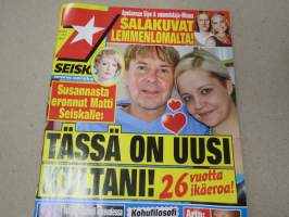 Seiska 2013 nr 10, Matti Nykänen uusi rakkaus 26 vuotta ikäeroa, Apulannan Sipe &amp; Suunnistaja-Minna, Eerikan kidutusvideo, Tuksu repi kaulani auki, ym.
