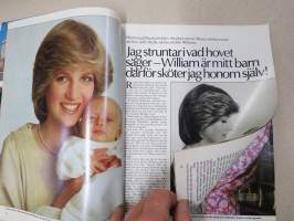 Svensk Damtidning - Album 1982, Den svenska kungafamiljen med sina tre barn / Diana, Charles och deras lille William - så lever de privat