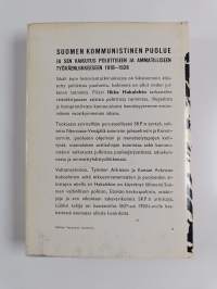 SKP ja sen vaikutus poliittiseen ja ammatilliseen työväenliikkeeseen 1918-1928