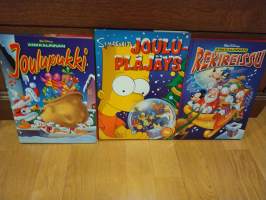 Ankkalinnan joulupukki, Ankkalinnan rekireissu ja Simpsonit Joulupläjäys