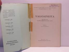 Valioaineita 1956