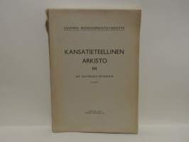 Kansatieteellisiä muistiinpanoja Ilomantsin itäkylistä