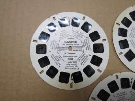 View-Master Casper The Friendly Ghost -täysi kolmen kiekon sarja -kuvakiekko / reel