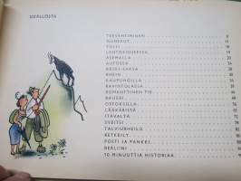Visaphon interpret Deutch (saksa) -itsenäiseen kielenopiskeluun tarkoitettu setti, jossa kirjat ja single-levyt