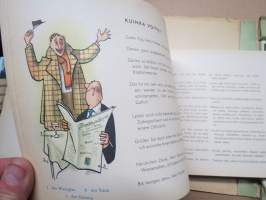 Visaphon interpret Deutch (saksa) -itsenäiseen kielenopiskeluun tarkoitettu setti, jossa kirjat ja single-levyt