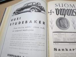Suomen vapaussota 1935 nr 1-12 sidottu vuosikerta