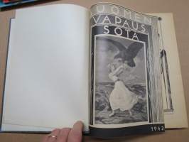 Suomen vapaussota 1943 nr 1-12 sidottu vuosikerta