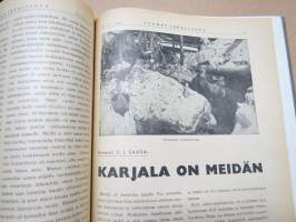 Suomen vapaussota 1943 nr 1-12 sidottu vuosikerta