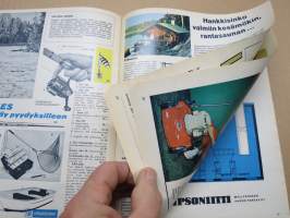 Rautakaupan Uutiset 1967 nr 4 B- Rautakaupan kevät, monipuolinen kuvasto aikakauden tuotteista; kodinkoneet, työkalut, taloustavarat, urheiluvälineet, ym.