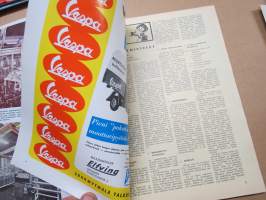 Rauman Osuuskaupan Joulu-Uutiset -tuoteluettelo / kuvasto, mm. Vespa-mainos
