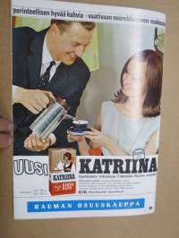 Rauman Osuuskaupan Joulu-Uutiset -tuoteluettelo / kuvasto, mm. Vespa-mainos