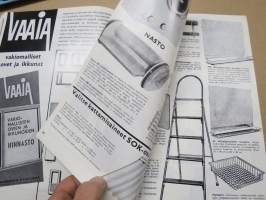 Kodin kuvasto 1964 nr 1 -Osuuskauppojen toimitusmyyntikuvasto, erinomaista ajankuvaa aikansa rakennustarvikkeista kulutushyödykkeistä ym. / postimyyntiluettelo