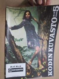SOK Kodin kuvasto 1966 nr 5 -tuoteluettelo / kuvasto, erinomaista ajankuvaa aikansa kulutushyödykkeistä ym. / postimyyntiluettelo