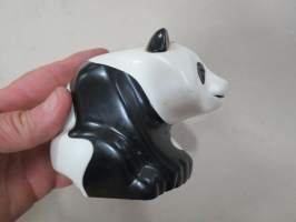 Panda - Helsingin Osakepankki - palvelupankki  -säästöpossu / säästöpankki / säästölipas, valmistaja MK Tresmer Oy