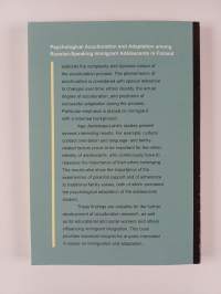 Psychological acculturation and adaptation among Russian-speaking immigrant adolescents in Finland