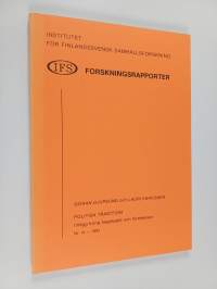 Politisk tradition. Inlägg kring begreppet och företeelsen