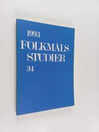Folkmålsstudier 34/1993