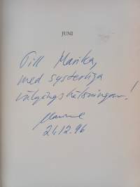 Juni (signeerattu, tekijän omiste)