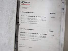 Kalmar DCD 90-180 DCD 70-32E3 - 70-40E5 trukki Technical Handbook