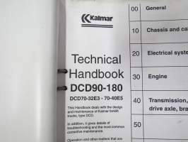 Kalmar DCD 90-180 DCD 70-32E3 - 70-40E5 trukki Technical Handbook