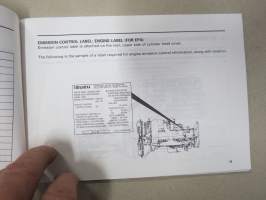 Isuzu 6WG1 Diesel Engine Instruction Manual -käyttöohjekirja