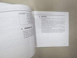 Isuzu 6WG1 Diesel Engine Instruction Manual -käyttöohjekirja