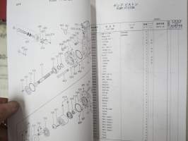 Hitachi Zaxis 600, 600LC, 650H, 650LCH Excavator Engine Parts Catalog Serial nr 004001-, kaivinkone -varaosaluettelo