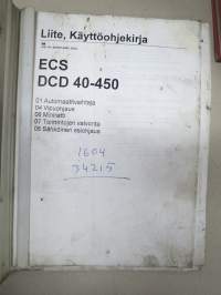 Kalmar ECS (Electronic Control Systems) DCD40-450 automaattivaihtaja, vipuohjaus, miniratti, toimintojen valvonta, sähköinen esiohjaus